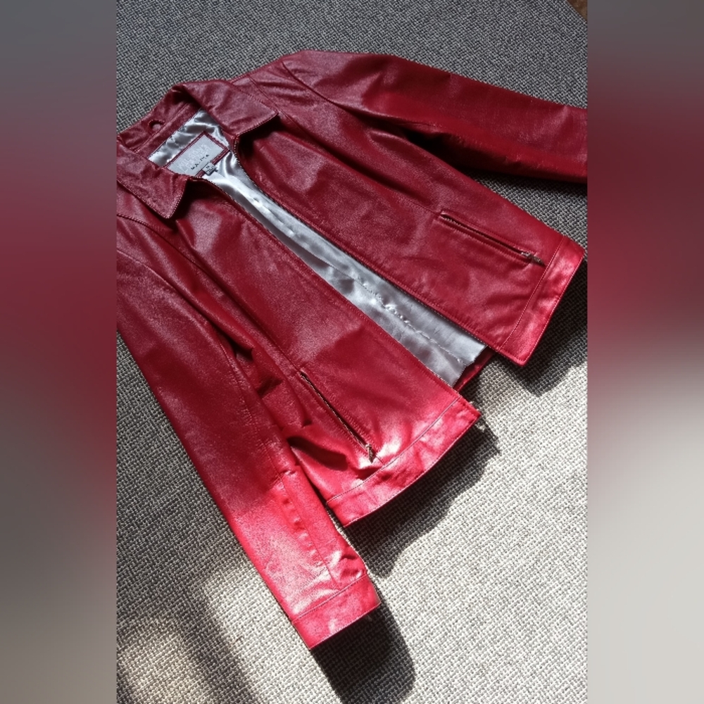 Wilsons Maxima Red Leather Jacket